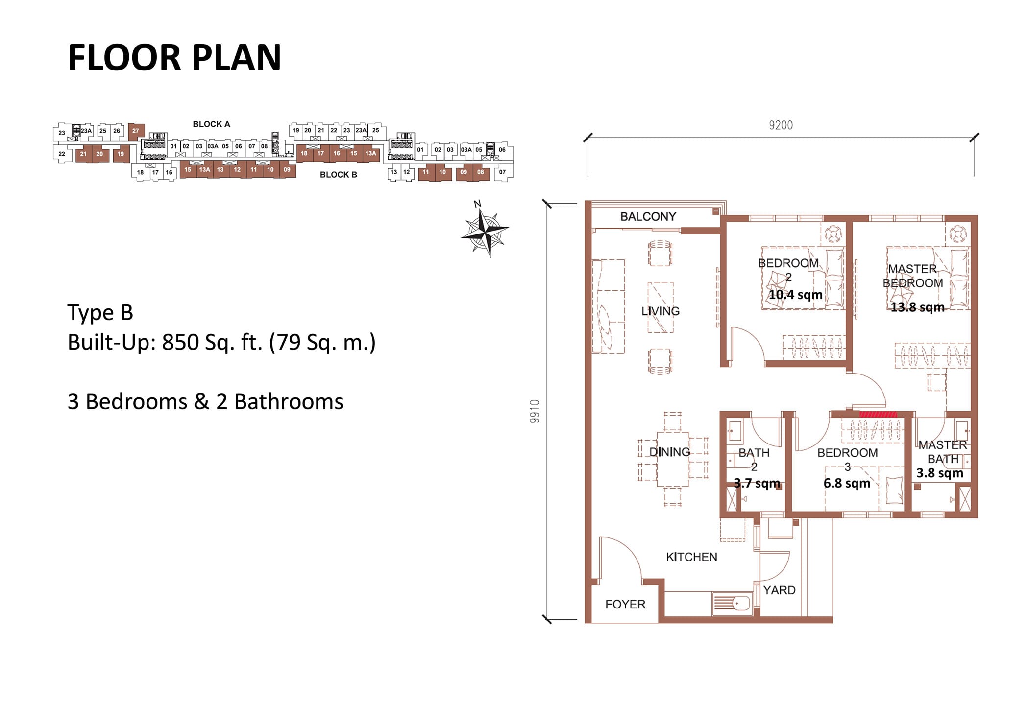 MH Platinum 3 Layout Plan